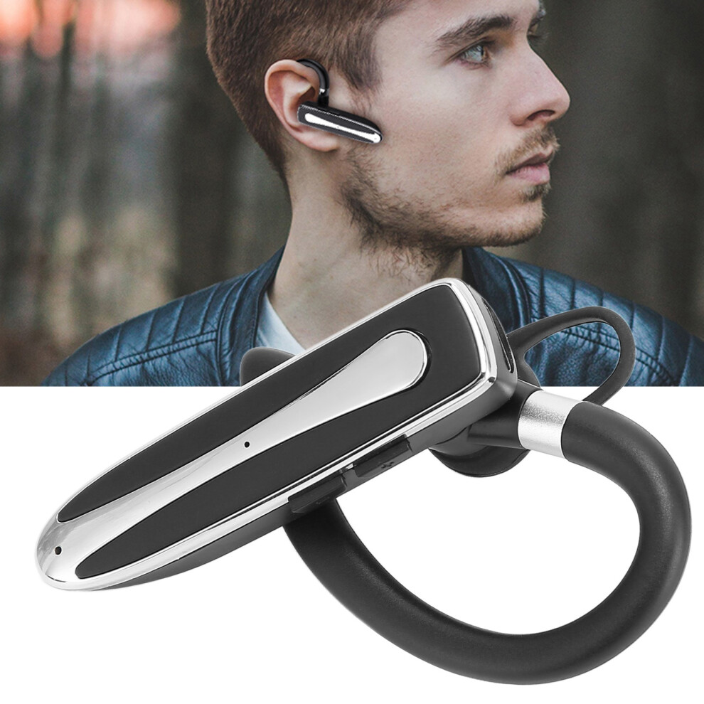 Wireless Bluetooth Headset V5.3 Noise Cancelling Single Ear, 10-12H Playback 9311356342999