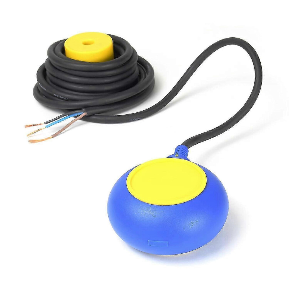 Kikidex (As Show, One Size) 5M 250V 10A Float Switch For Round Submersible Pump