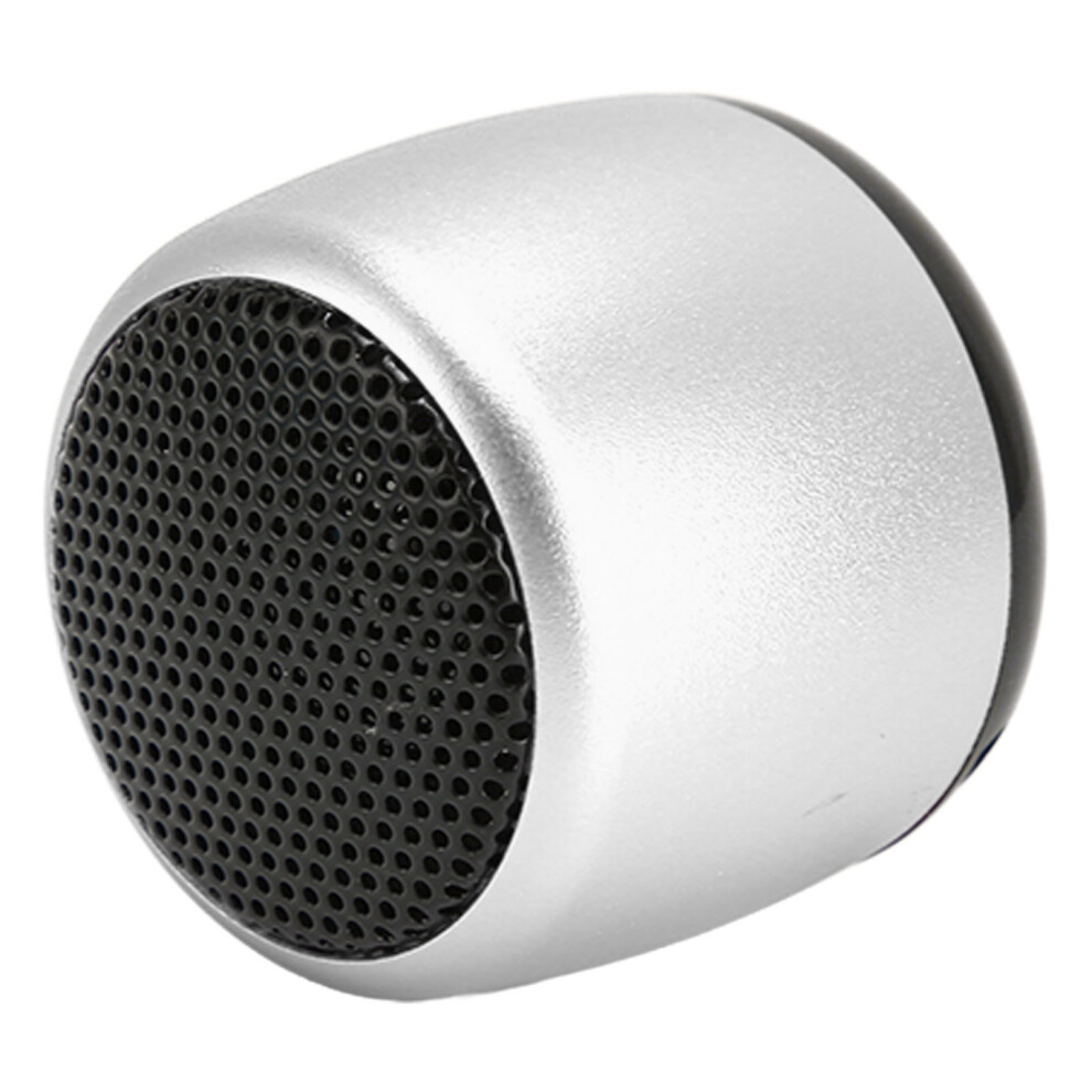 Mini Bt 5.0 Speaker Usb Rechargeable Wireless Subwoofer 36Ft Range Silver 4691356343628