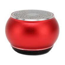 Mini Bluetooth 5.0 Speaker Red Waterproof for Shower and Bike