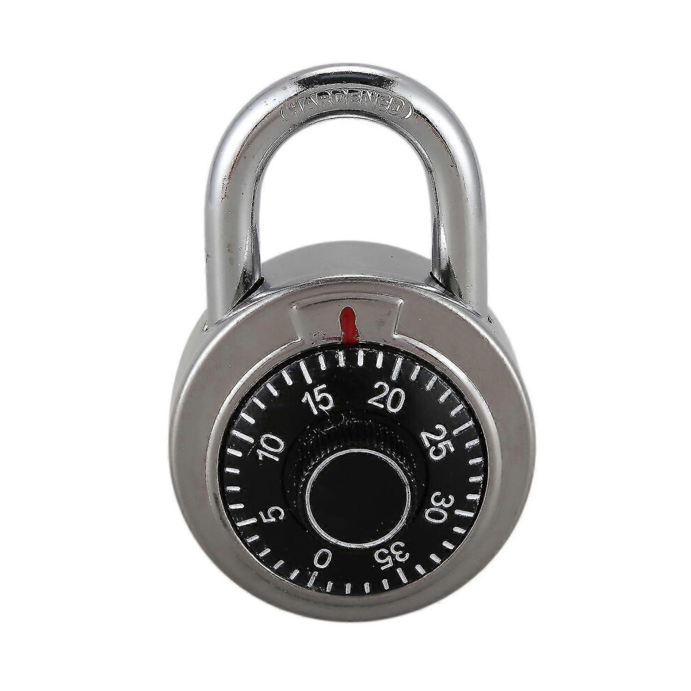 Kikidex (As Show, One Size) Master Coded Lock 50Mm With Round Fixed Dial Combination Padlock