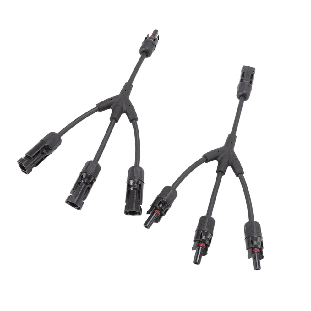 2Pcs Solar Y Branch Splitter Connectors 1-To-3 For Pv Solar Cables 1000V Dc 9481356343460