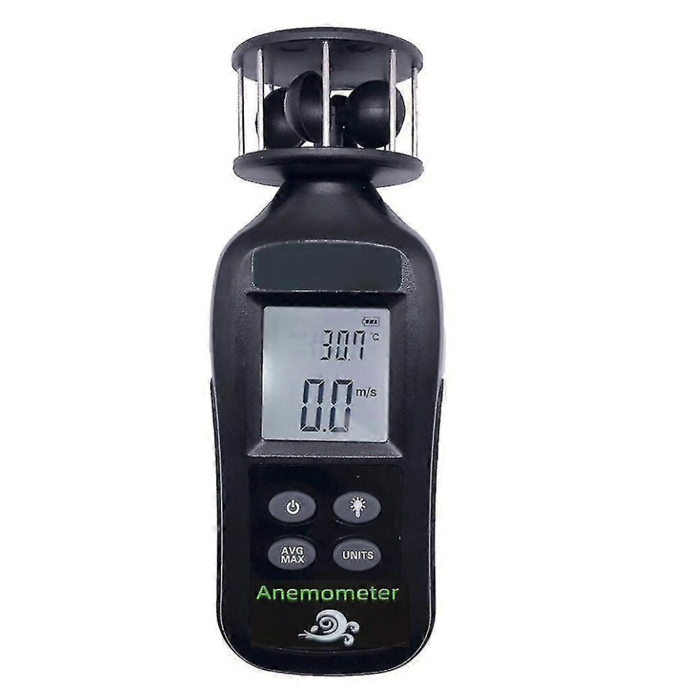Kikidex (As Show, One Size) Wind Direction Meter Wind Speed Gauge With Compass For Hvac Sailing Shooting