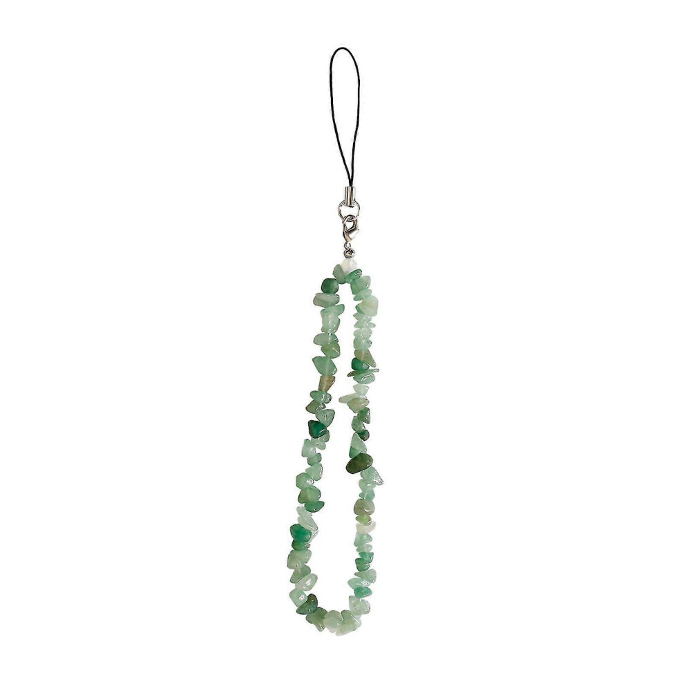 Kikidex (As Show, One Size) Phone Chain Strap Hanging Cord Beaded Phone Lanyard For Handbag Phone Camera Green