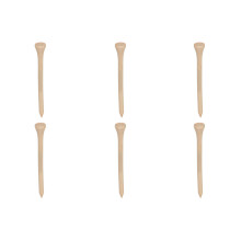 50 Stück Ahornholz-Tees 83mm/3,27in Naturholzfarbe