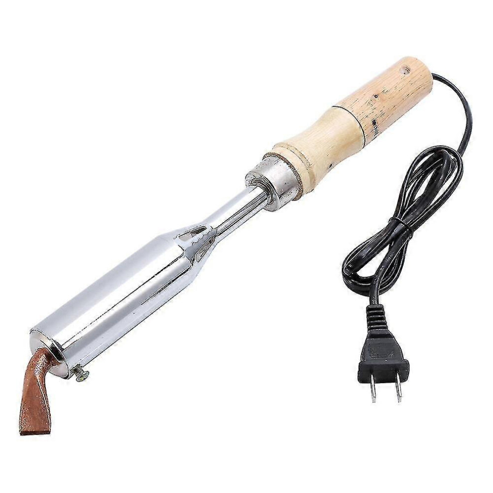 Kikidex (As Show, One Size) 200W Electric Soldering Iron With Chisel Tip, Wood Handle - Home Tool