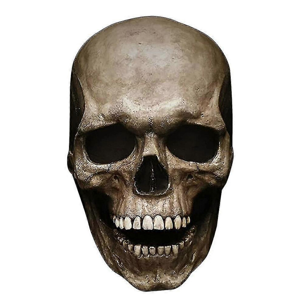 Kikidex (As Show, ) Creepy Halloween Full Head Skull Scary Spoof Mask Light