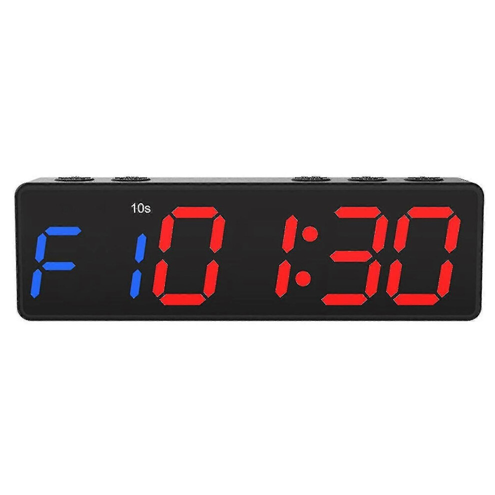 Kikidex (As Show, ) Gym Timer Training Interval Workout Clock Count Down Up Stopwatch-Hhny Black