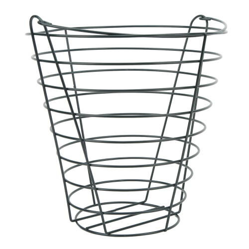Golf Ball Storage Basket Metal Large Capacity Container with Foldable Handle