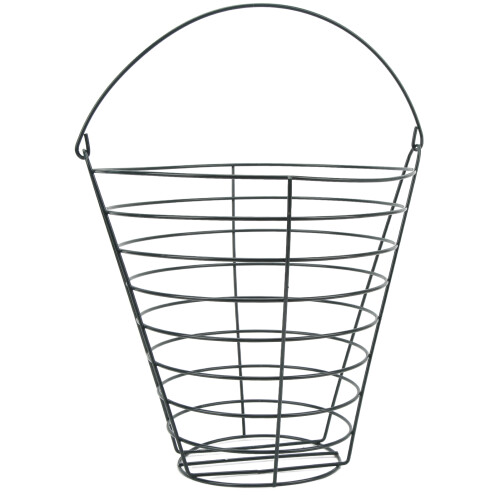 Golf Ball Storage Basket Metal Large Capacity Container with Foldable Handle 1
