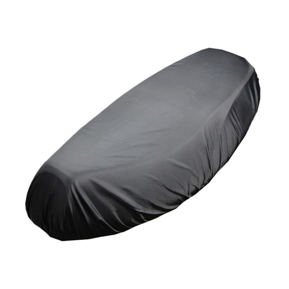 Motorcycle Seat Cover Universal Fit Flexible Saddle Cover Xxl Pvc Rain Seat Cover Dust Protection Black 9067246374372