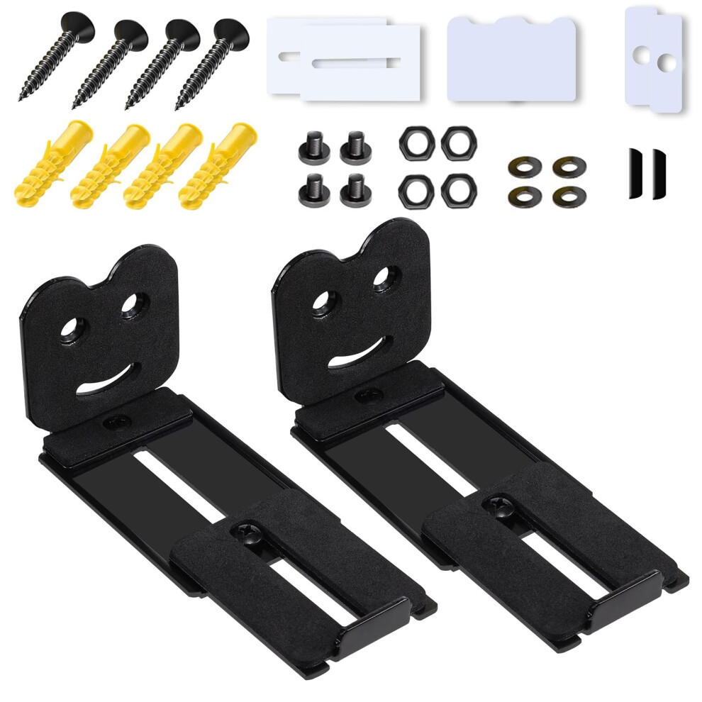 Metal Sliding Track For Home Theater Soundbar Systems All Metal Smooth Adjustable Speakers Mounting Bracket 9393856687831