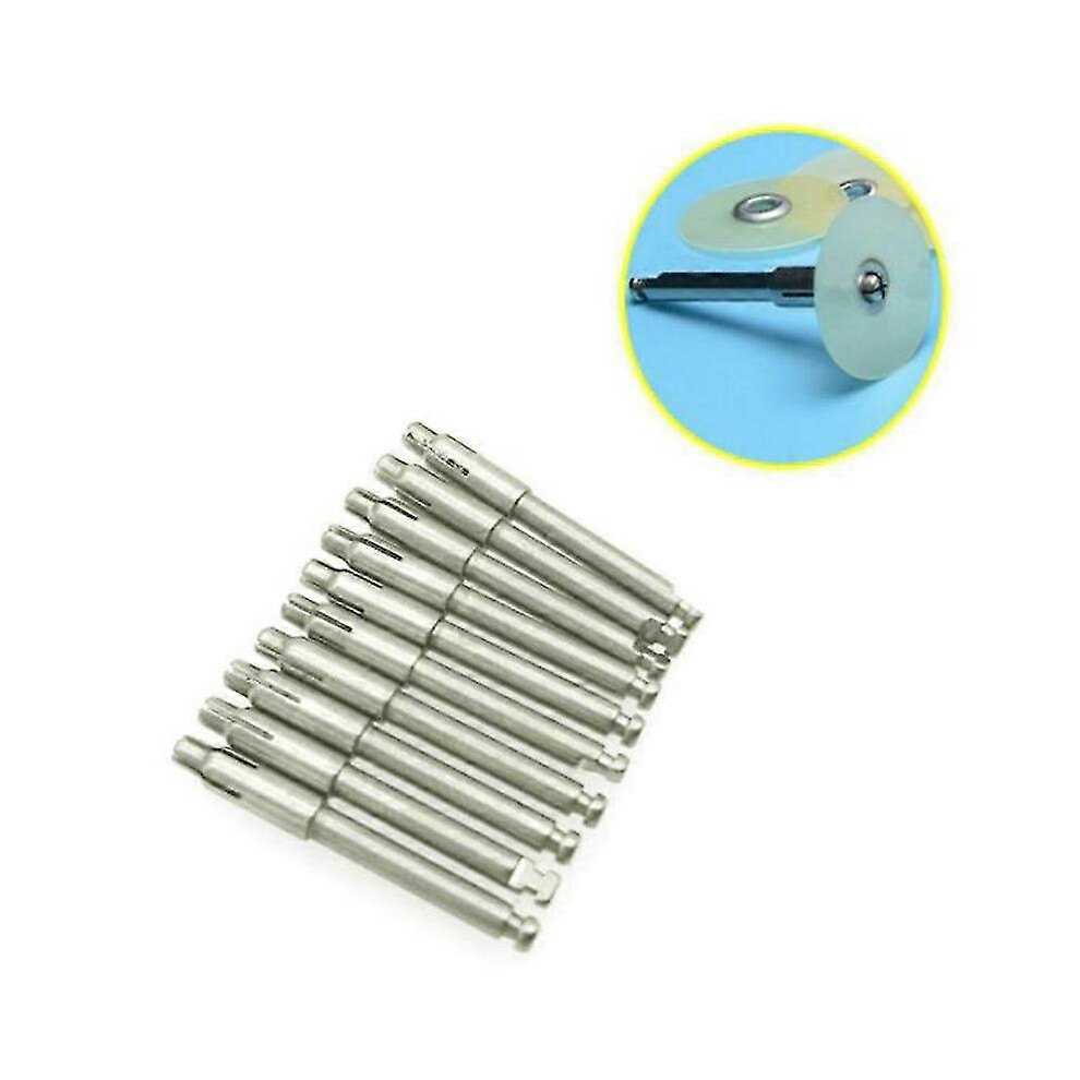 Kikidex (As Show, One Size) 10 Pcs Dental Mandrel Soflex Flexi Disc Fit Ra Shank Clip Polishing Disk Chuck