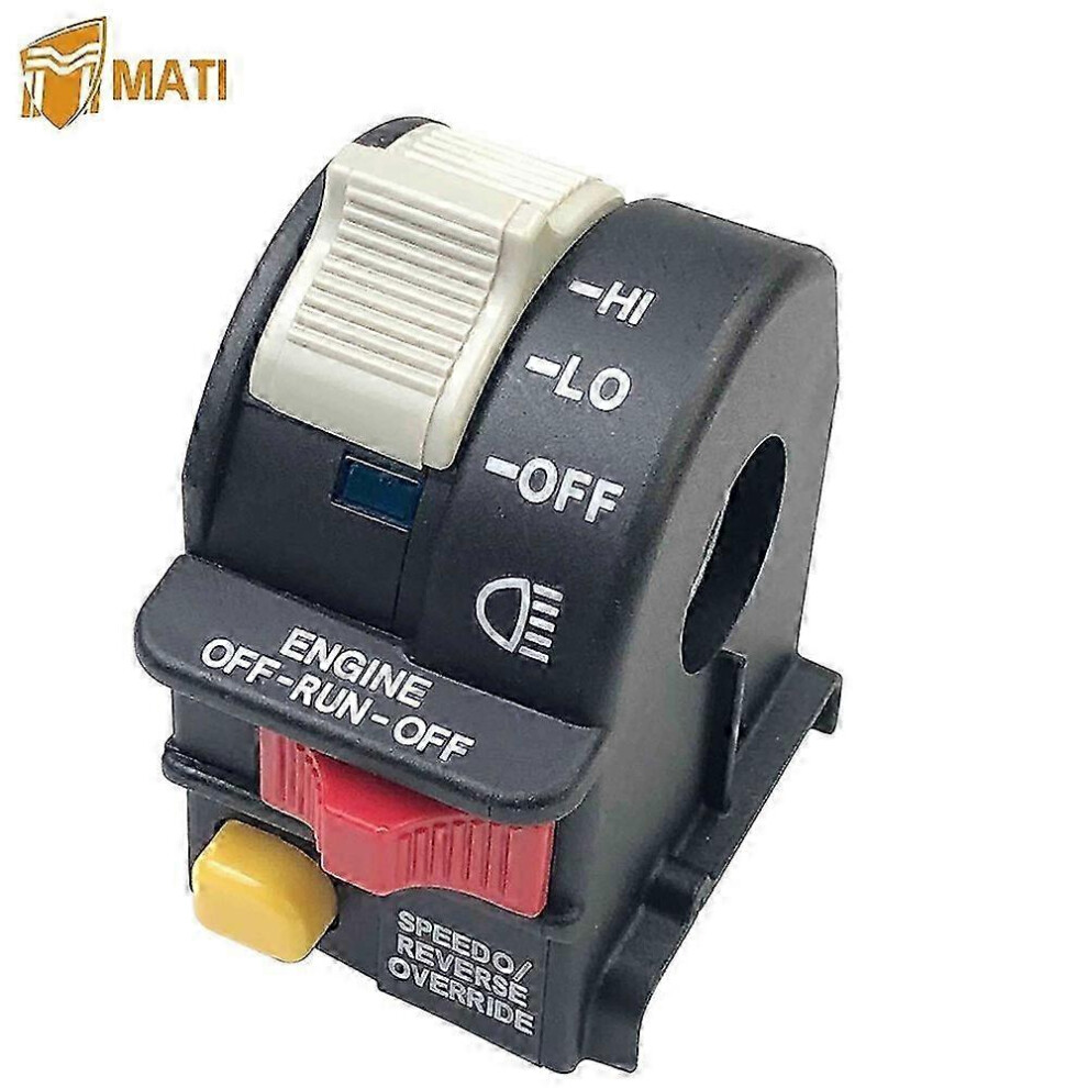 Kikidex (As Show, One Size) Left Handlebar Switch Stop Switch For Polaris Sportsman Atp Magnum Scrambler Hawkeye 325 330 400 450 500 600 700 800 1000 Light