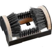 (As show, One size) Black/plain Shoe Brush, All Around, Boot Scraper, For Outdoors, Sturdy Bristles, Floor Attachment