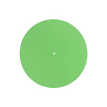 Turntable Mat 12-Inch Transparent Acrylic Pad For Vinyl Record Players Anti-Static Noise Reduction Green