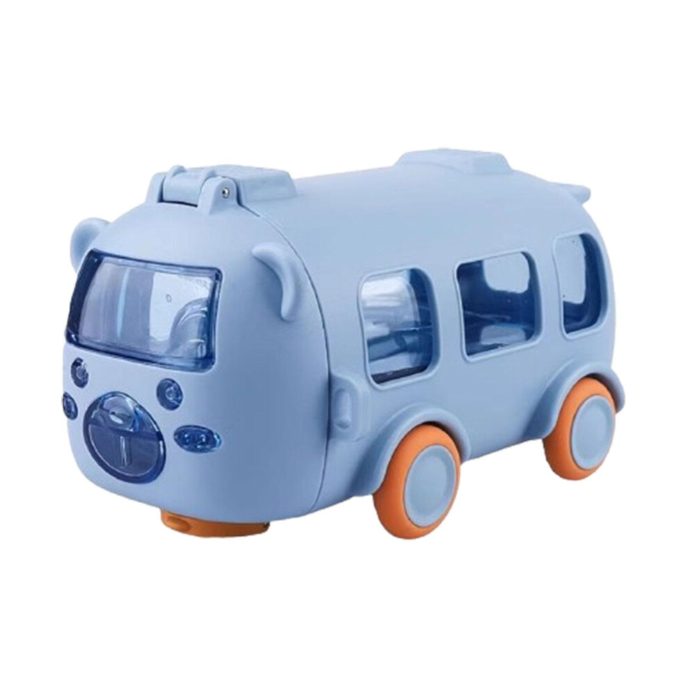 Kids Bus Water Bottle 500Ml Capacity For Boys And Girls School Bus Drinking Bottle Blue