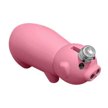 (As show, One size) New Strange Cute Pig Lighter Inflatable Double Bright Pig Lighter Cute Personality Peculiar Lighter