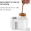 3 In 1 Yogurt Maker Machine Automatic Digital Yogurt Maker With LCD Display And Timer Control Glass Inner Pot White 2