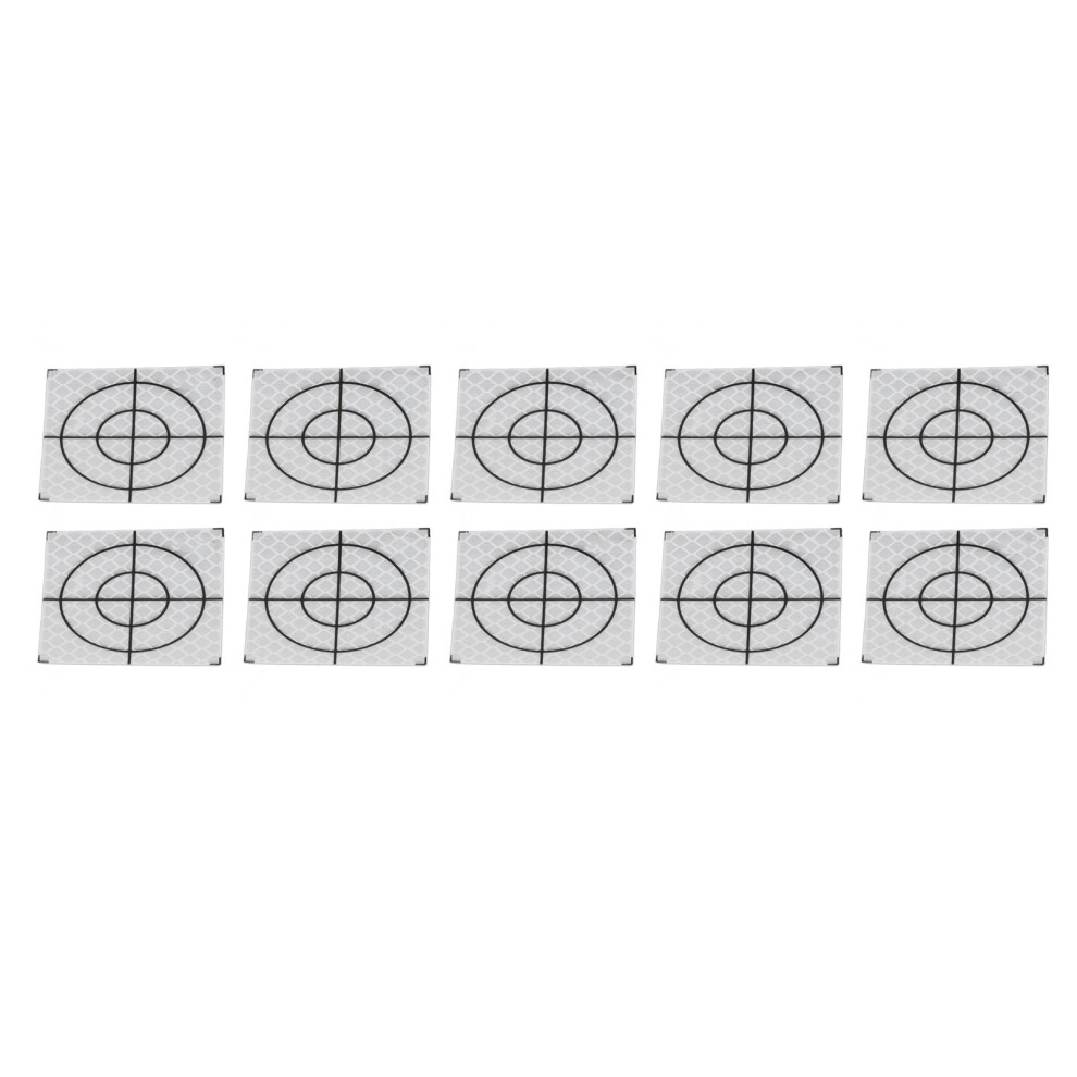 50Pcs Self-Adhesive Reflector Target Stickers 5X5cm For Total Station Measurement 8151356348628