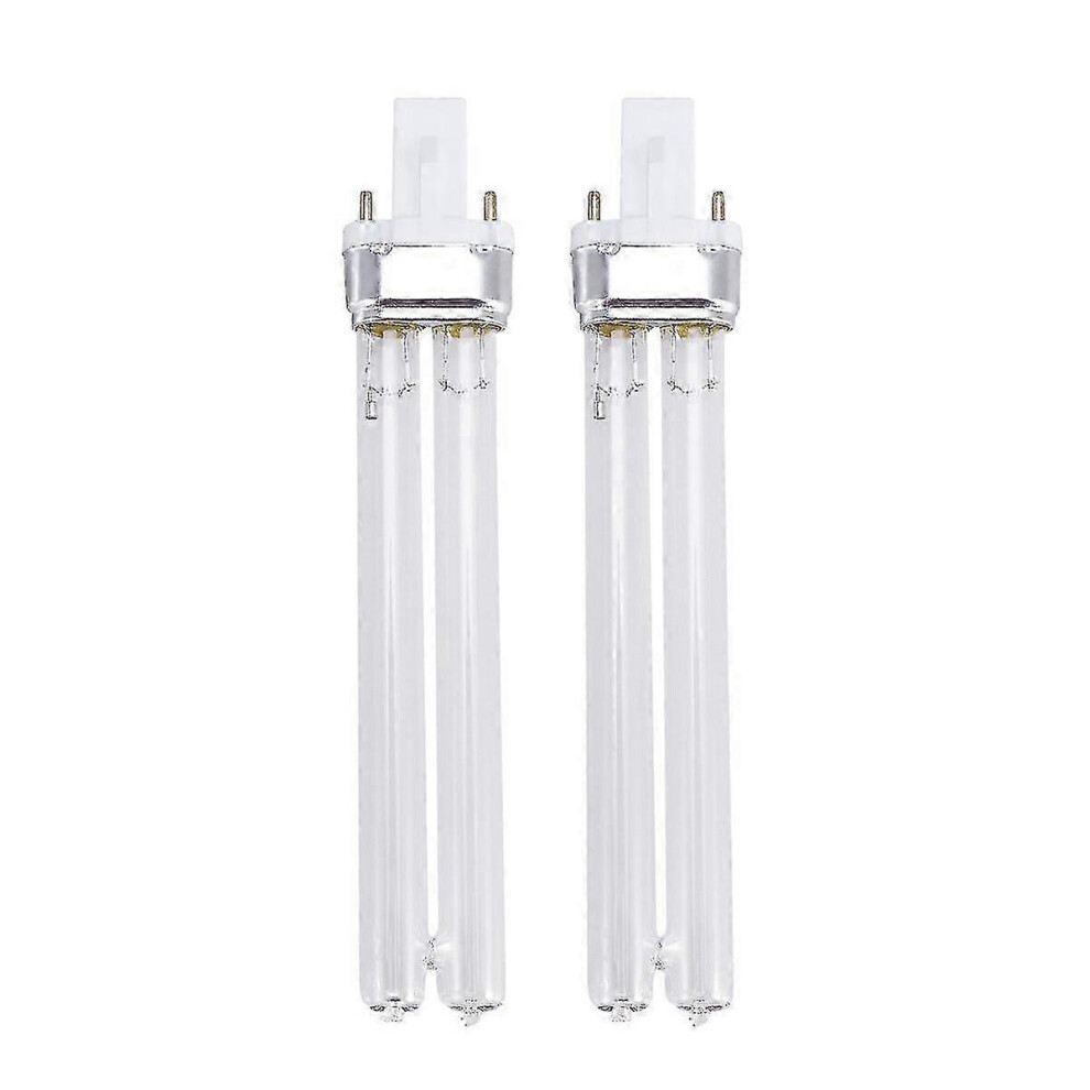 Kikidex (As Show, One Size) 2Pcs 11W Ultraviolet Uv Disinfection Light Lamps Uv Sterilization Light Bulbs For Sterilizer Fish Ta