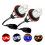 (As show, Red) For E39, E59, E53, E60, E31, E63, E64, E65, E66 2pcs Angel Eye Led Light 10w 4