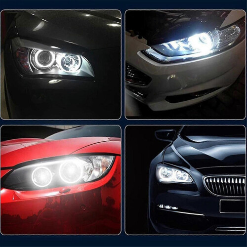(As show, Red) For E39, E59, E53, E60, E31, E63, E64, E65, E66 2pcs Angel Eye Led Light 10w 1