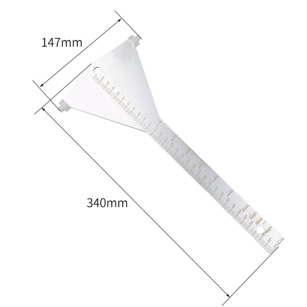 Bicycle Wheel Rim & Diameter Calibration Gauge Steel 340x147x3mm-image-OPC-PMGYRJB-NEW