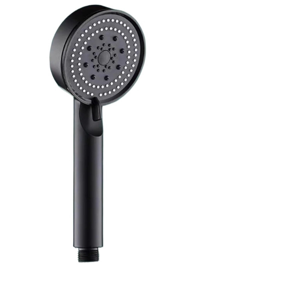 Shower Head Black 5 Modes Adjustable Rain Drenching High Pressure Water Saving Showerhead 9084446666809