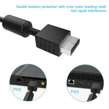 Interference Free AV Signal Cable for PS2 PS3 Gaming Systems - Universal Fit