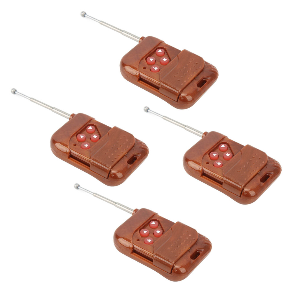 4-Pcs 433Mhz Remote Key Fobs For Garage & Gate 50Mah 4 Channel 8091356351269