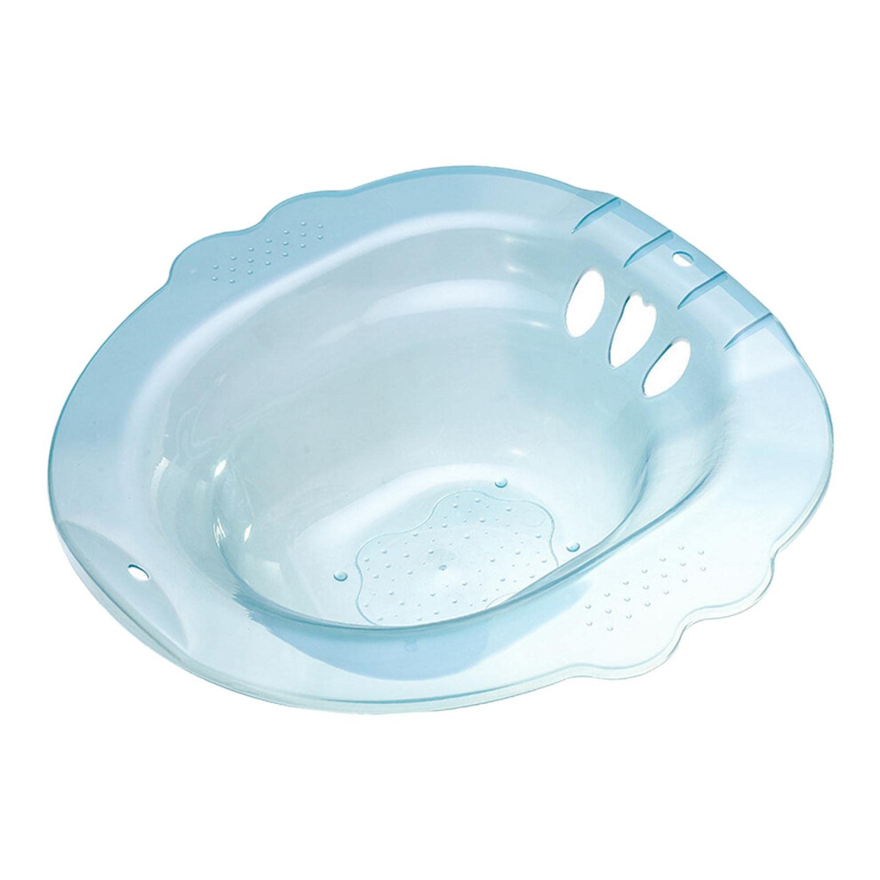 Sitz Bath For Toilet Seat Tub With Wider Seating Area Anti Overflow Steam Seat Hip Bath For Women And Men Blue 9067246375522