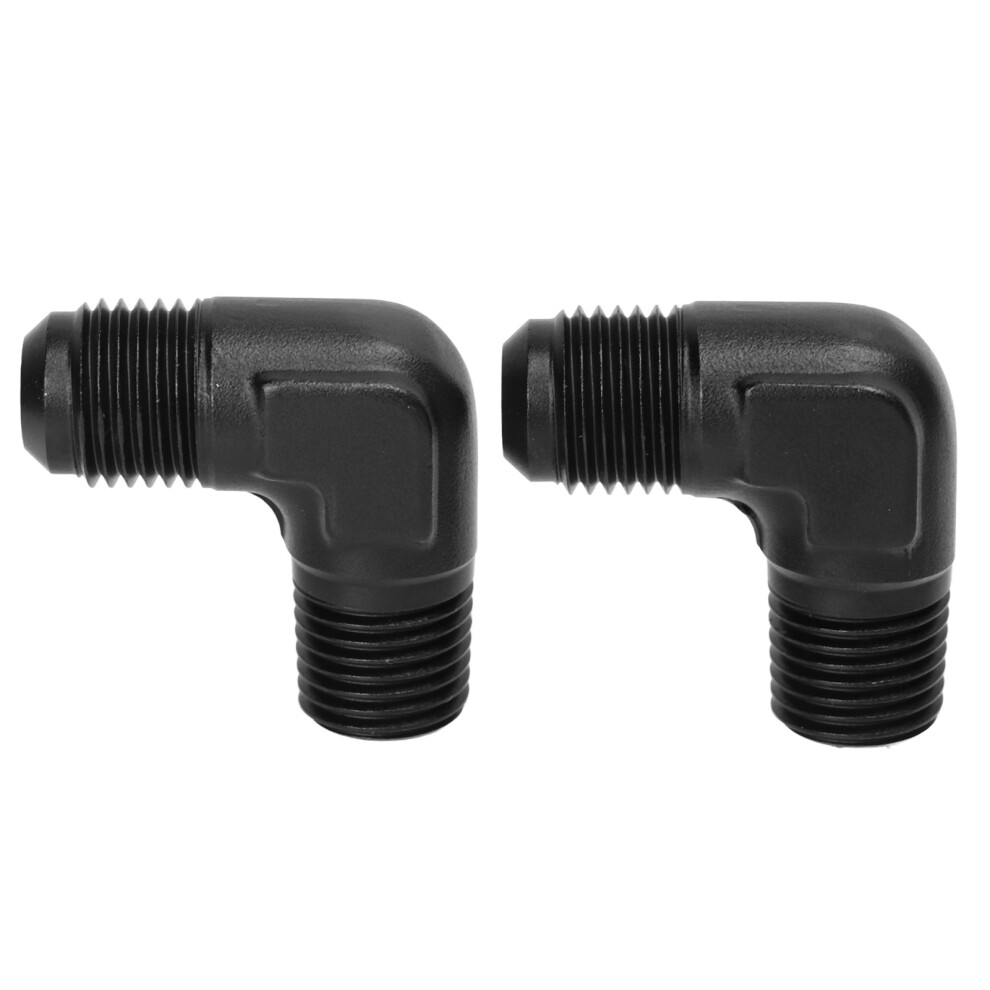 2 Pcs 6An To 1/4 Npt Fitting Adapter 90 Male Swivel Gas Line 9361356351910