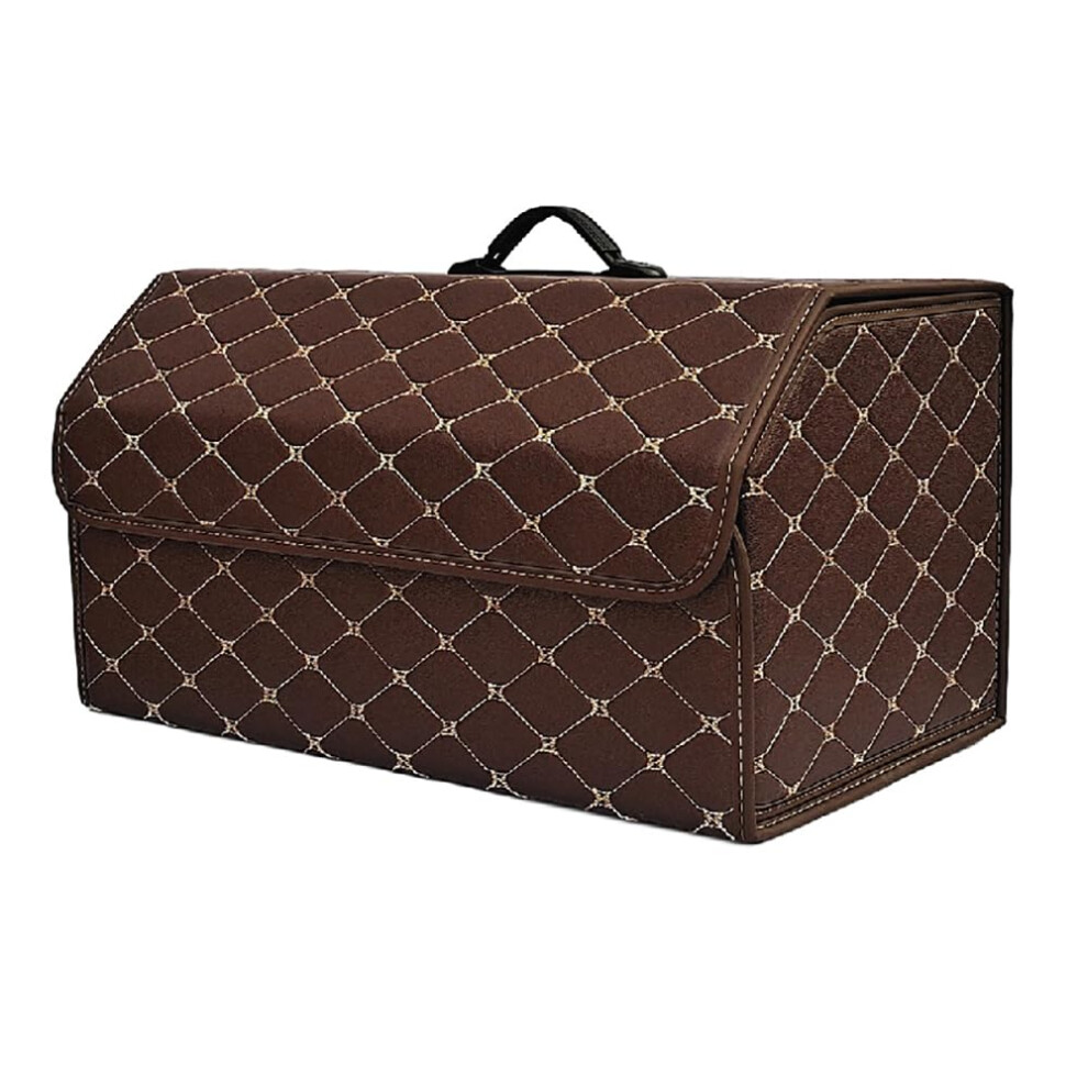 Collapsible Leather Car Boot Bags Storage Box For Bmw X7 G07 X7m 40I 40D M50i Trunk Organizer Coffee Xl 9084446667097