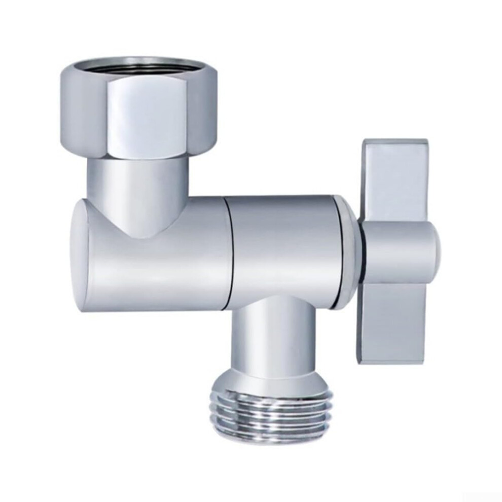 Shower Head Angle Adapter Extender Solid Brass 360-Degree Rotating Collar Locking Joints Diy Installation Chrome Finish 9067246375645