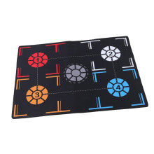 Basketball Training Spot Mat Indoor Outdoor Shock Absorbing Non Slip Pad Textured Knee Protection Skill Improvement