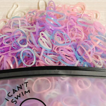 Elastic Hair Ties 1000 Pcs Colourful Small Rubber Hair Bands for Girls & Kids