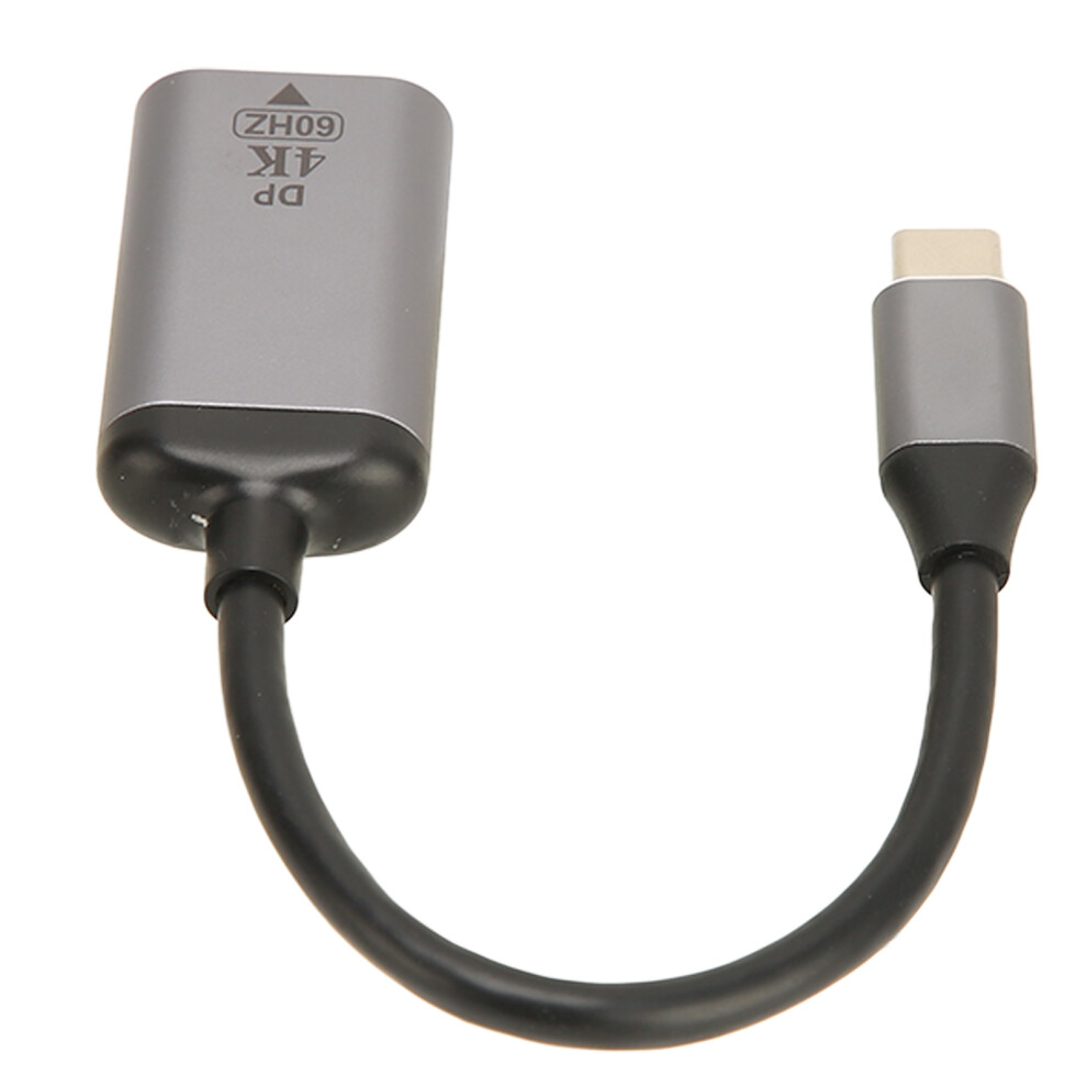 4K 60Hz Usb C To Displayport Adapter Aluminum Alloy Plug & Play 7891356353710
