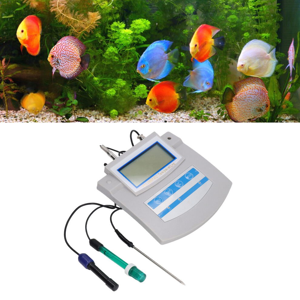 6 in 1 Water Quality Tester with LCD, pH, ORP, EC, TDS, Temperature, EU Plug-image-OPC-PMGYTCW-NEW