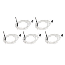 Thermistor Wire 5 Pcs 100K Temperature Sensor 1m Stainless Steel High Temp