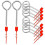 (As show, One size) 10pcs Fire Extinguisher Pull Pins Fire Equipment Replacement Pin Lock Pins Fire Extinguisher Accessories 3