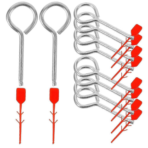 (As show, One size) 10pcs Fire Extinguisher Pull Pins Fire Equipment Replacement Pin Lock Pins Fire Extinguisher Accessories 2