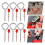 (As show, One size) 10pcs Fire Extinguisher Pull Pins Fire Equipment Replacement Pin Lock Pins Fire Extinguisher Accessories 4