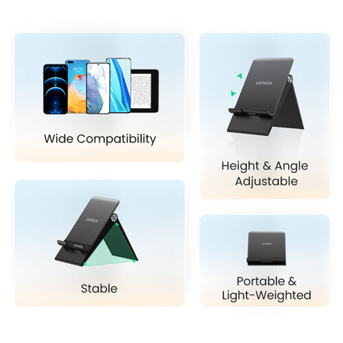 Soporte para teléfono plegable Ugreen - Negro 2