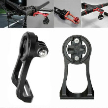 (As show, One size) Best Tek Garmin Edge Extended Front Mount For Gopro Bike Handlebars For Niteride