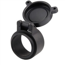 Rifle Scope Lens Cover 30-69mm Transparent Flip-Up Objective Lid For Airsoft Guns