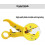 (As show, One size) Universal Cable Stripper- Stripping Tool for Coaxial and Cat5/6 UTP Cable 5