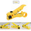 (As show, One size) Universal Cable Stripper- Stripping Tool for Coaxial and Cat5/6 UTP Cable 2