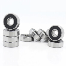 608RS Bearing 8x22x7 Mm 10 Pcs 608-2RS Ball Bearing Miniature Skate Roller Inline Skate Bearings