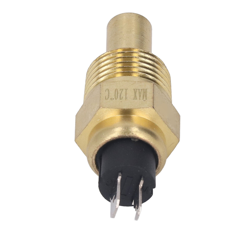 Oil Water Temp Sensor Diesel Engine Coolant Transducer 1/2Npt 6-24V Short 4681356359880